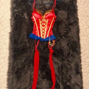 Wonder Woman Faux Corset